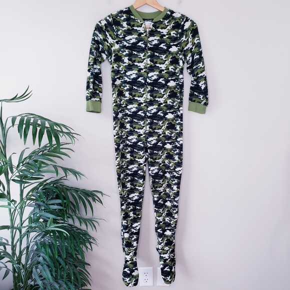 Joe Boxer Other - Joe Boxer | Camo Fleece Footie Pajamas
